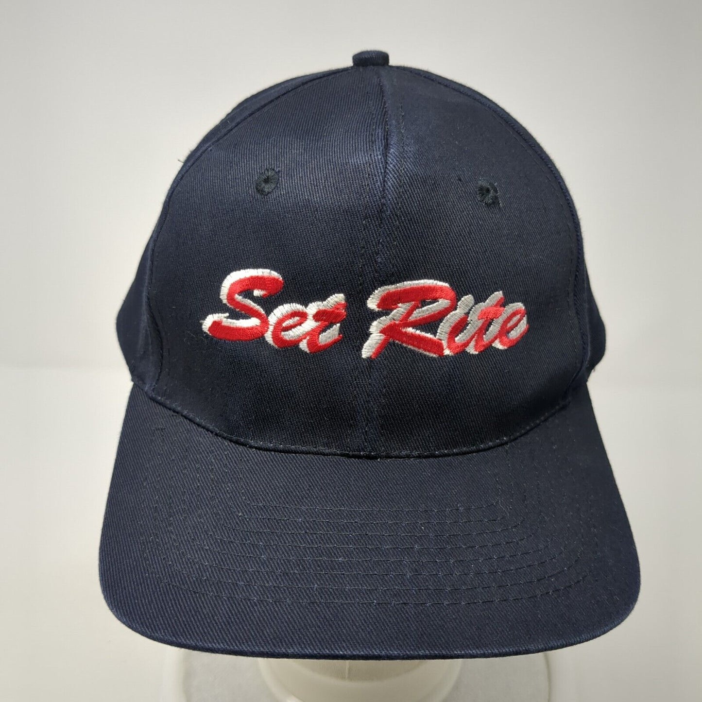 Set Rite Snapback Hat Blue One Size Adjustable Embroidered KC 6 Panel