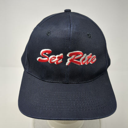 Set Rite Snapback Hat Blue One Size Adjustable Embroidered KC 6 Panel