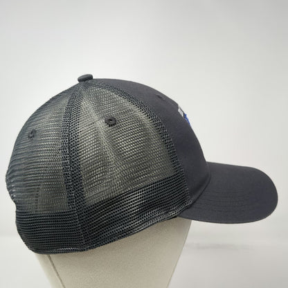 Carhartt Trucker Hat Gray One Size American Flag Snapback Graphic Mesh Hat