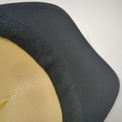 Unbranded Snapback Trucker Hat Black One Size Adjustable Mesh Back 6 Panel