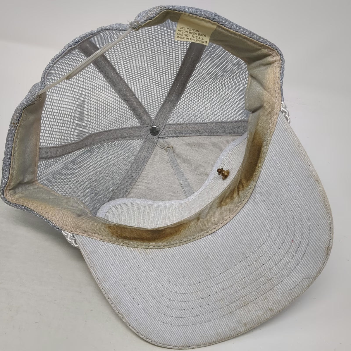 Titan IV Team Rocket Space Program Gray One Size Trucker Hat Snapback Rope Pin