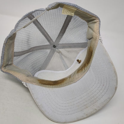 Titan IV Team Rocket Space Program Gray One Size Trucker Hat Snapback Rope Pin