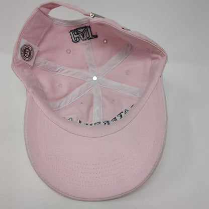 Caterpillar Slideback Hat Pink One Size Adjustable Embroidered 6 Panel Cyrk