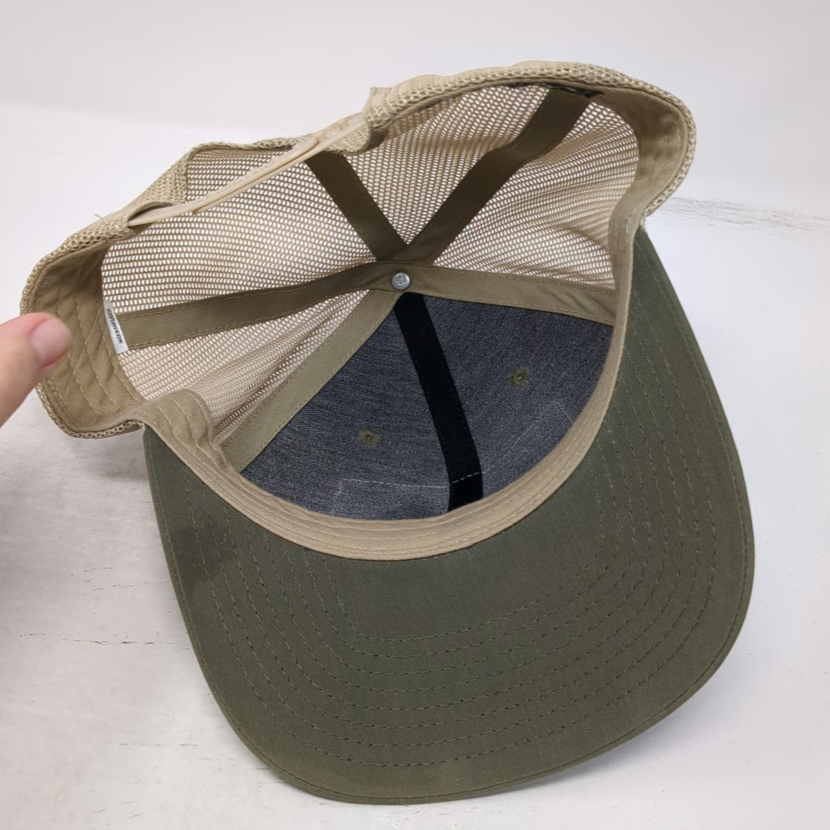 Richardson Trucker Hat Green One Size Chick's Oyster Bar VA Beach Snapback