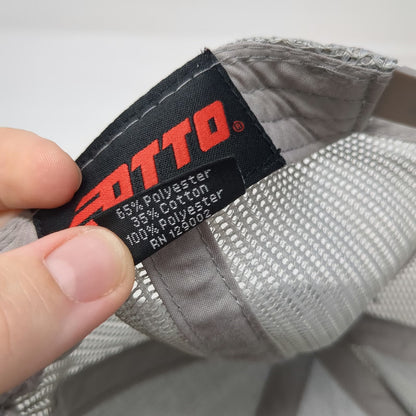 Otto Trucker Hat Black Gray One Size Steve Regan Co Logo Mesh Snapback Workwear