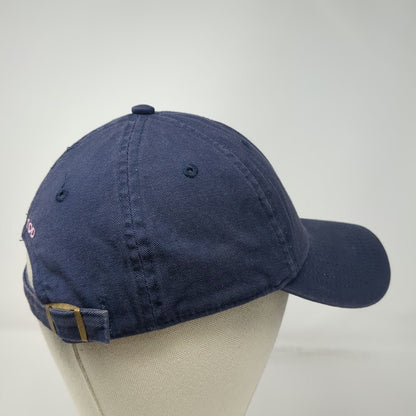 Cuffys Baseball Cap Blue Pink Womens Cape Cod Embroidered Cotton Slideback Hat