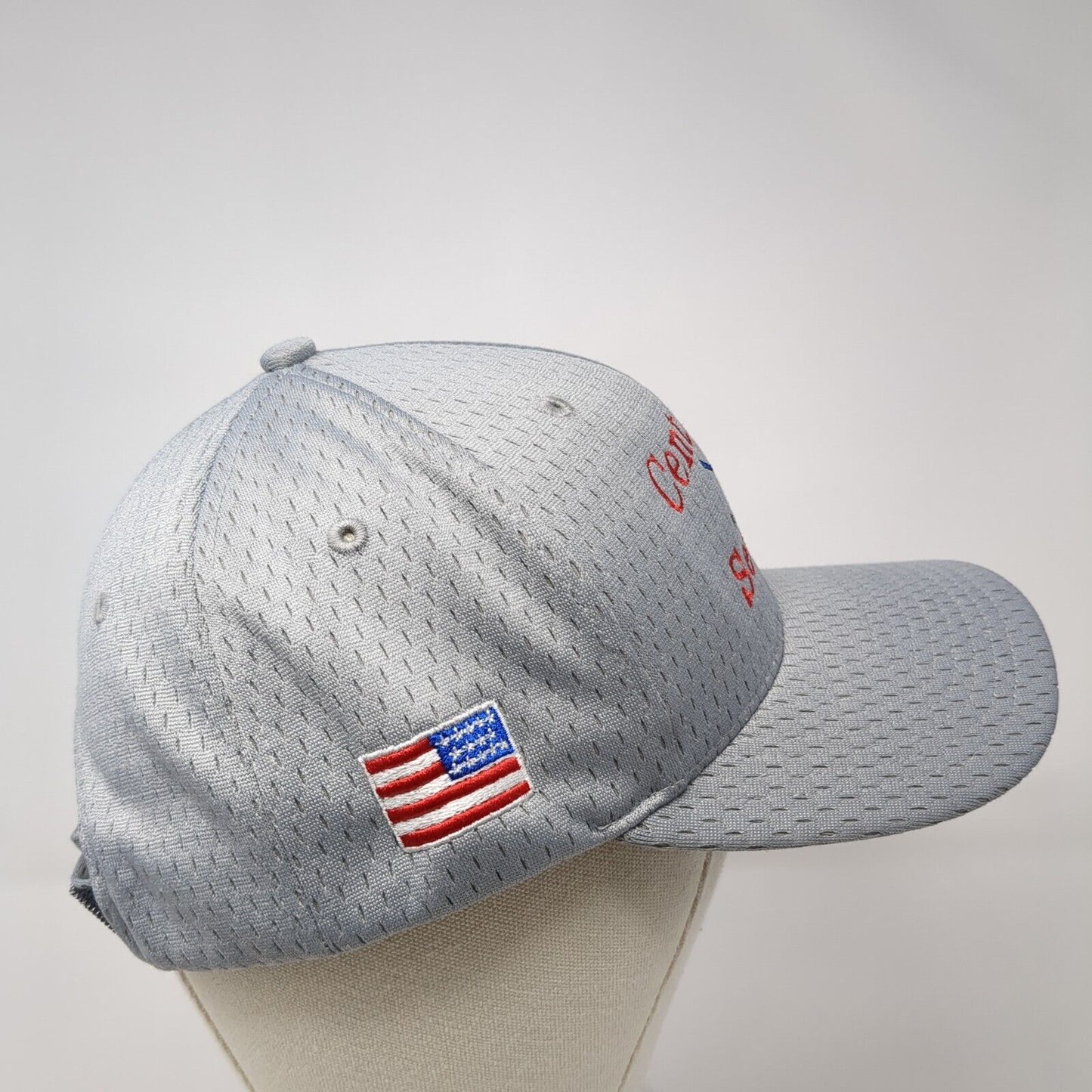 Centennial Seniors Strapback Hat Gray S/M Solid Adjustable Richardson