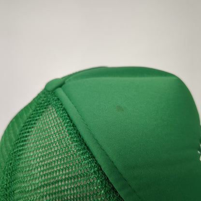 Sandbag Team 1993 Snapback Rope Trucker Hat Green One Size Mesh Back