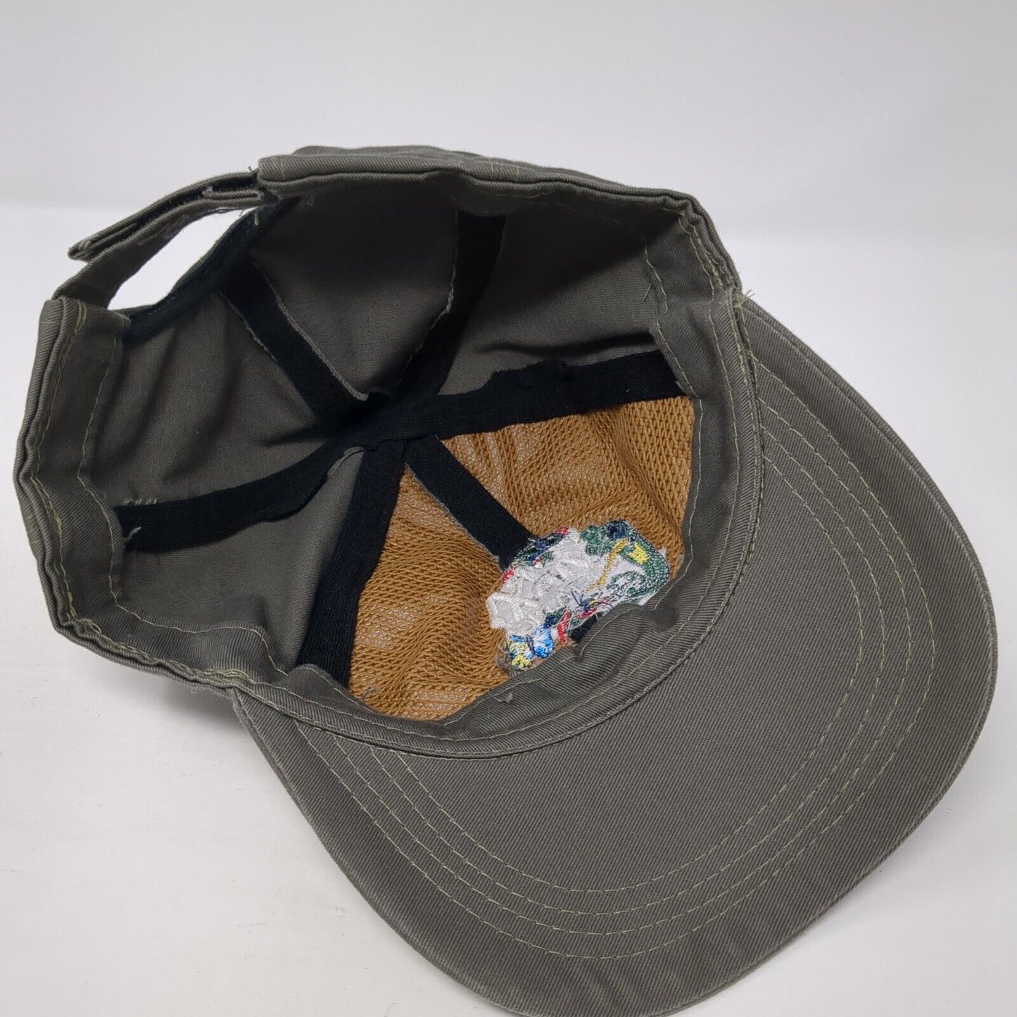 Pora Vida Costa Rica Puntarenas Strapback Hat Brown OS Adjustable Embroidered