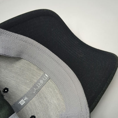 Colorado Rockies MLB New Era Baseball Cap Gray M Metallic Logo Stretch Fit Hat