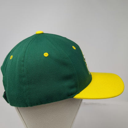 Zephyr Concordia Eagles NCAA Green Yellow One Size Strapback Cap Hat CUI Logo