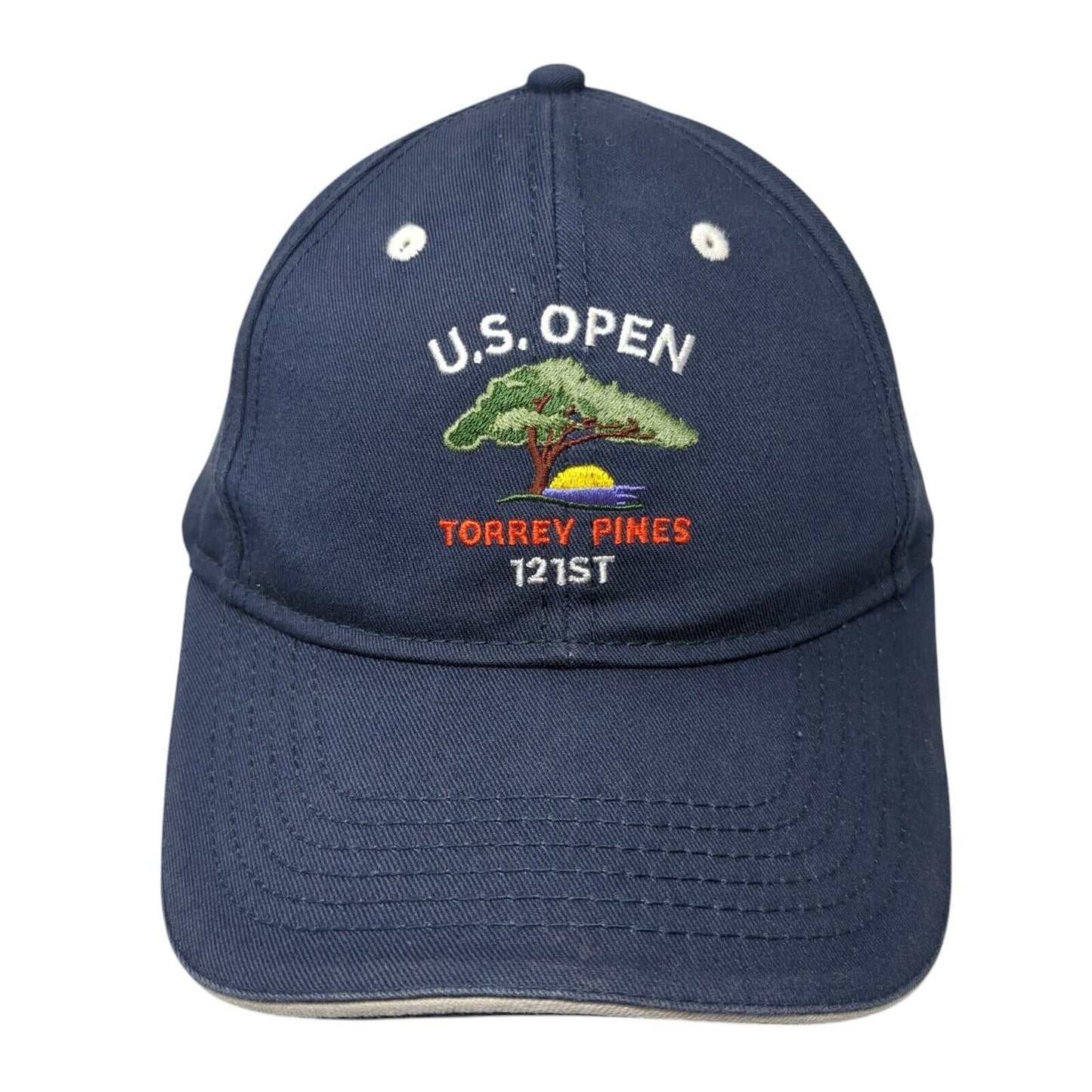 U.S. Open Torrey Pines 121st Strapback Hat Blue One Size Adjustable Imperial