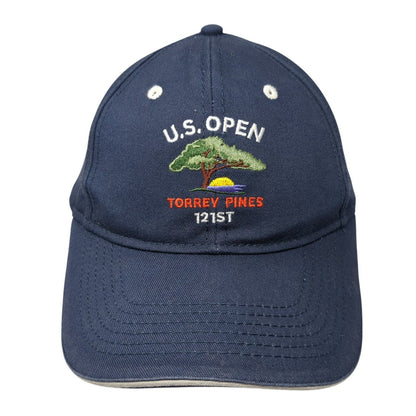 U.S. Open Torrey Pines 121st Strapback Hat Blue One Size Adjustable Imperial