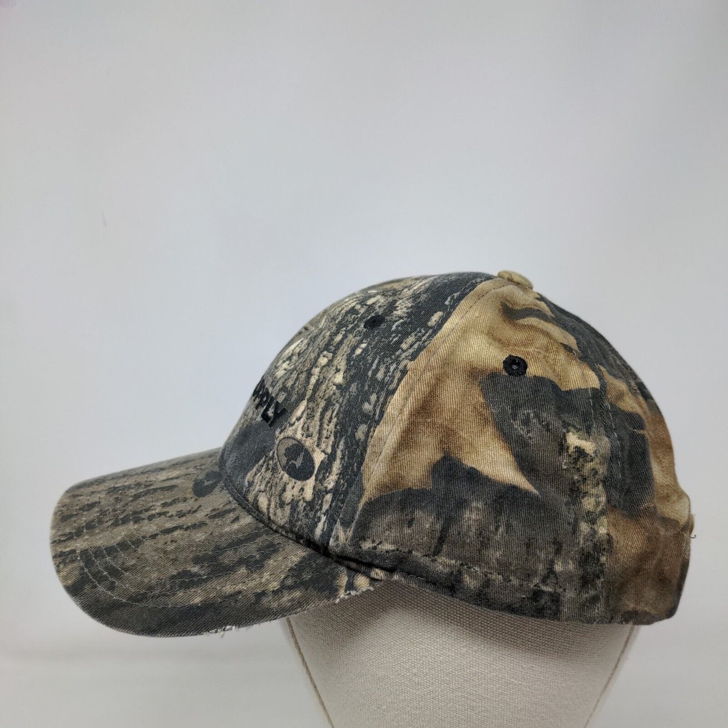 HD Supply Snapback Hat Camouflage OSFM Adjustable 6 Panel Outdoor Cap