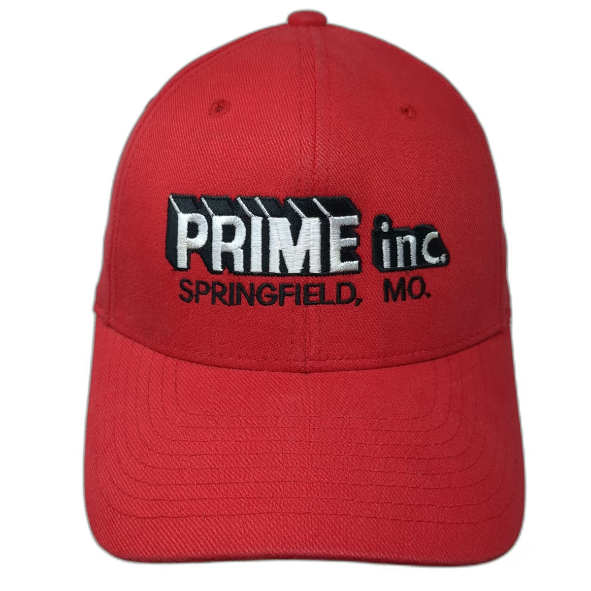 Flexfit Baseball Cap Red M Prime Inc Trucking Springfield Missouri Hat