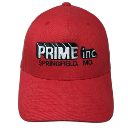 Flexfit Baseball Cap Red M Prime Inc Trucking Springfield Missouri Hat