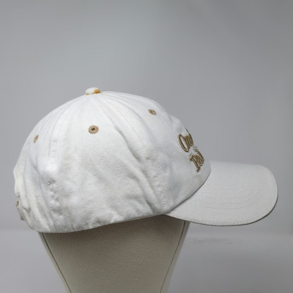 One & Only Palmilla Los Cabos Mexico White Baseball Cap One Size Strapback Hat