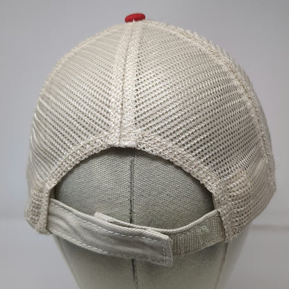 Eagle Wing Baseball Cap Red One Size Strapback Hat Oaklawn Hot Springs Mesh Back
