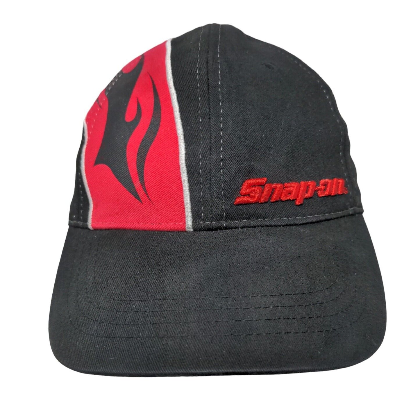 Snap-on Strapback Hat Black OS Adjustable Embroidered Wild Impact Marketing