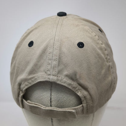 Headmost Transdev Baseball Cap Beige One Size Strapback Black Contrast Brim Hat