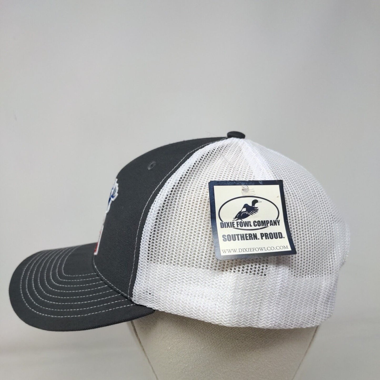 White-Tailed Deer Snapback Trucker Hat Gray OS Mesh Back W/Tags Richardson