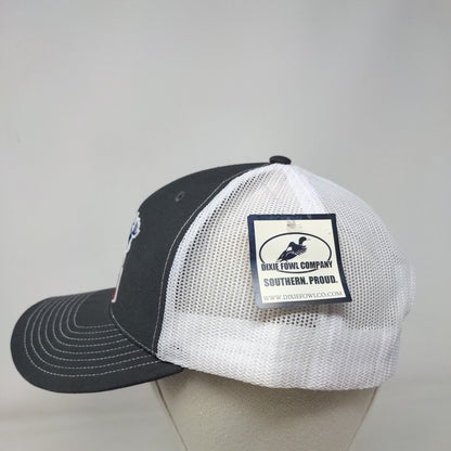 White-Tailed Deer Snapback Trucker Hat Gray OS Mesh Back W/Tags Richardson