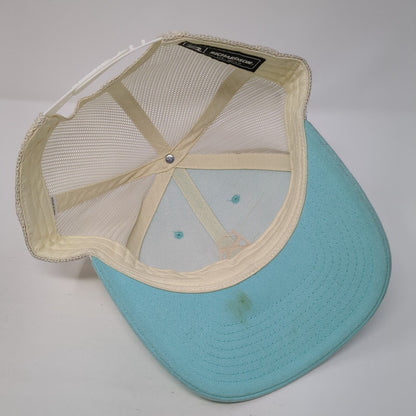 The South Snapback Mesh Back Trucker Hat Blue One Size Adjustable