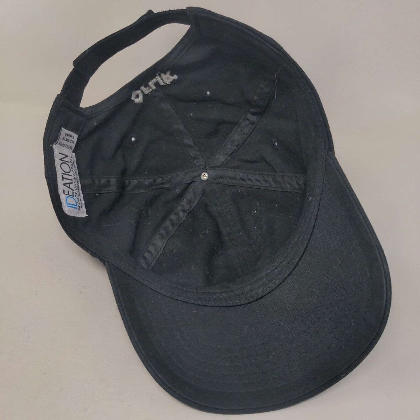 Flir Strapback Hat Black One Size Embroidered Logo Adjustable Ideation