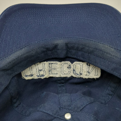 Fahrenheit Baseball Cap Blue One Size Oregon Est 1859 Pine Trees Slideback Hat