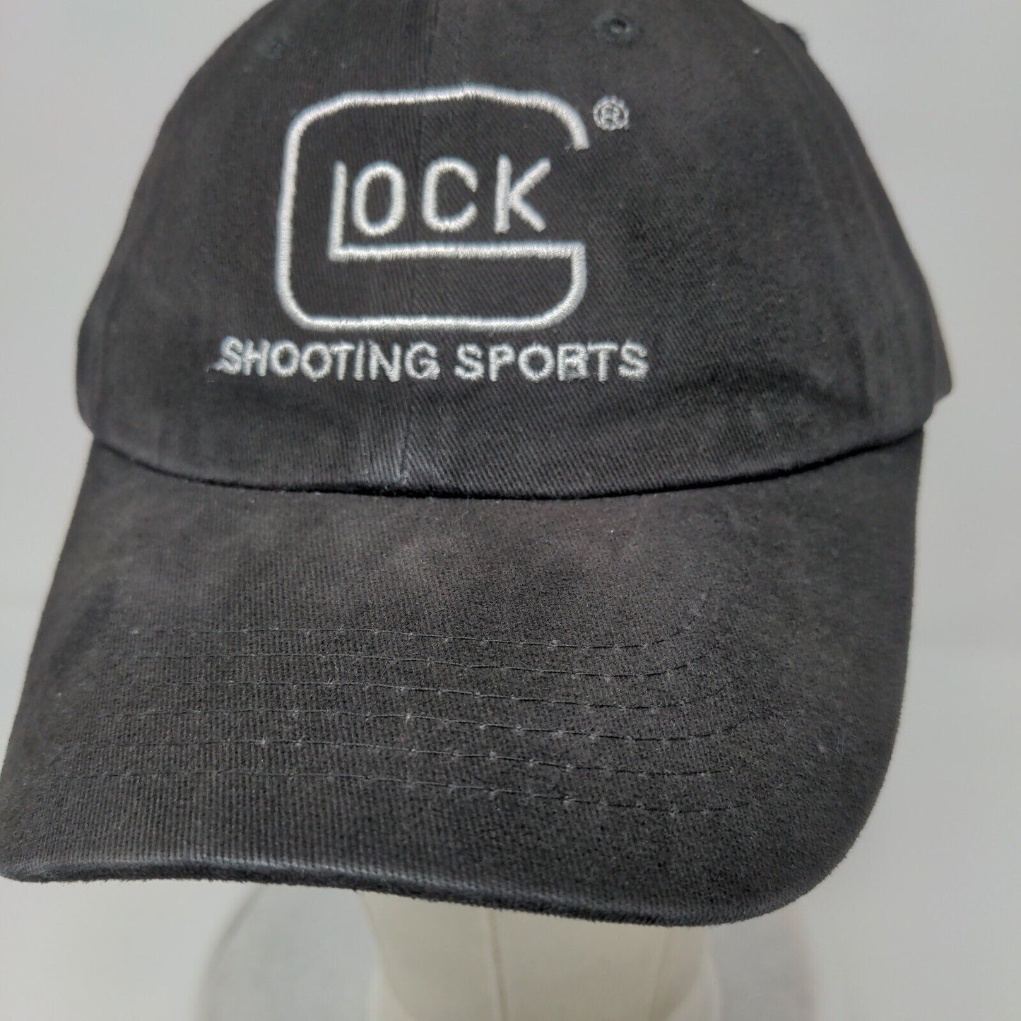 GLOCK Shooting Sports Slideback Hat Black OSFA Adjustable Embroidered 6 Panel