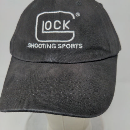 GLOCK Shooting Sports Slideback Hat Black OSFA Adjustable Embroidered 6 Panel