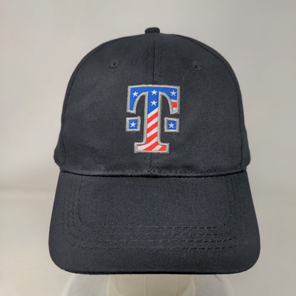 T-Mobile USA Flag Strapback Hat Black One Size Mobilize For Service 6 Panel
