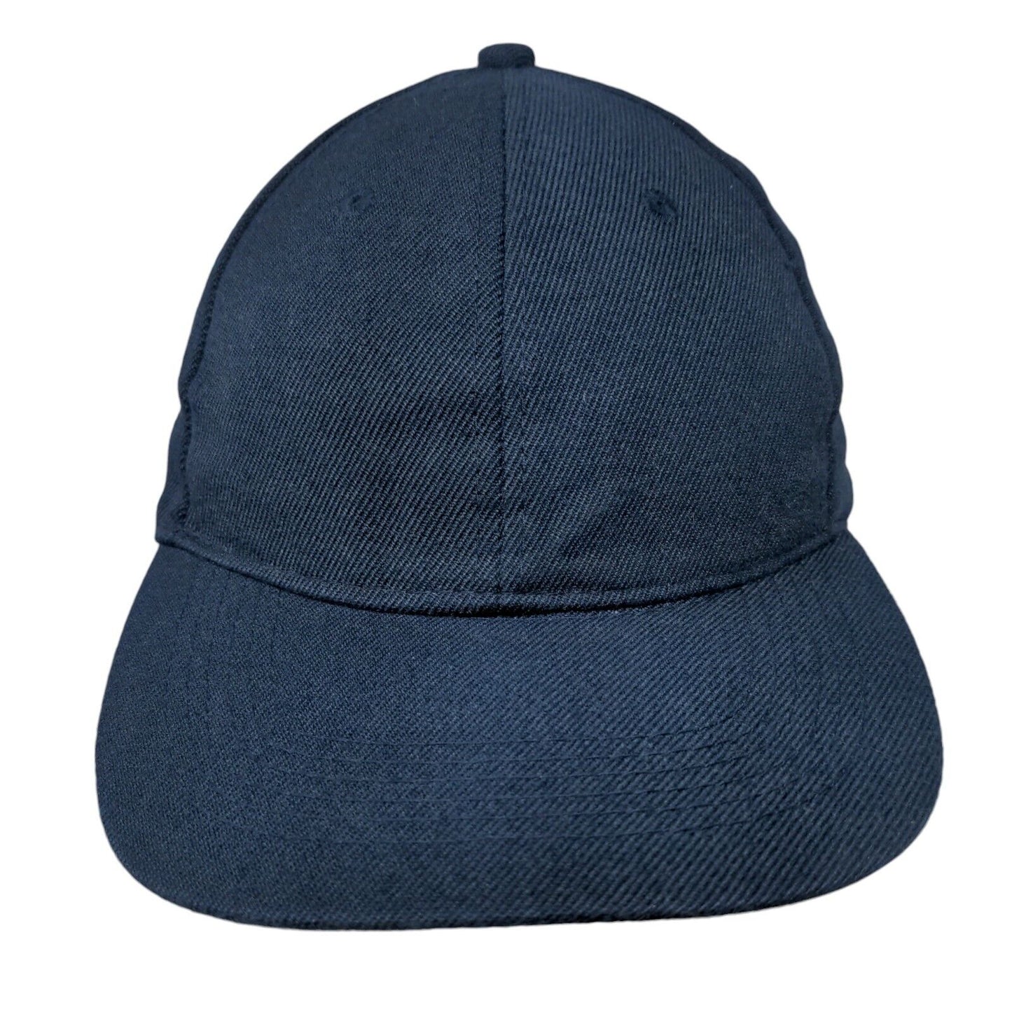 Unbranded Strapback Hat Solid Blue One Size Blank Adjustable 6 Panel