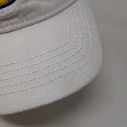 Good Energy Club Smiley Emoji Slideback Hat White OSFM Adjustable Embroidered