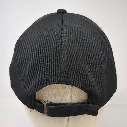 Gaiam Baseball Cap Black One Size Perforated Breathable Adjustable Slideback Hat