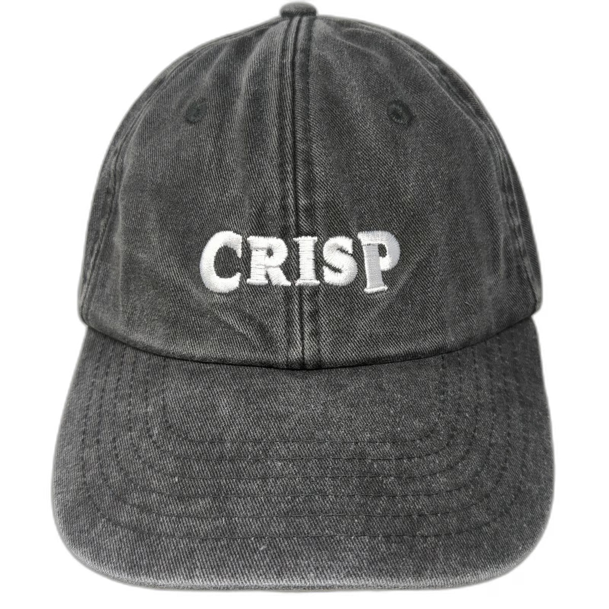 Beechfield Baseball Cap Gray OSFM Slideback Cotton Curved Brim Crisp Logo Hat