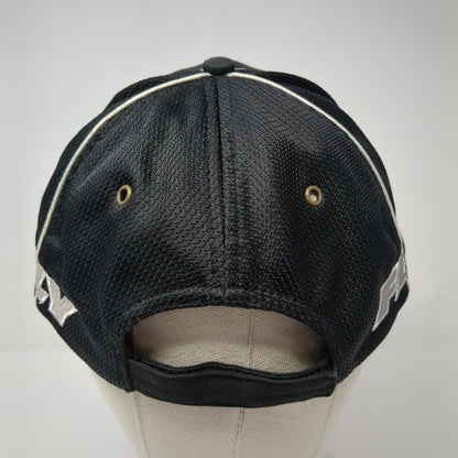 Fly Racing Strapback Hat Black One Size Adjustable Embroidered 6 Panel