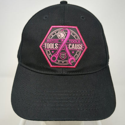 Matco Tools Baseball Cap Black One Size Pink Ribbon Awareness Cause Wrench Hat