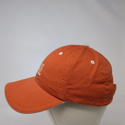 RJS Golf Classic Slideback Hat Orange One Size Adjustable Fahrenheit