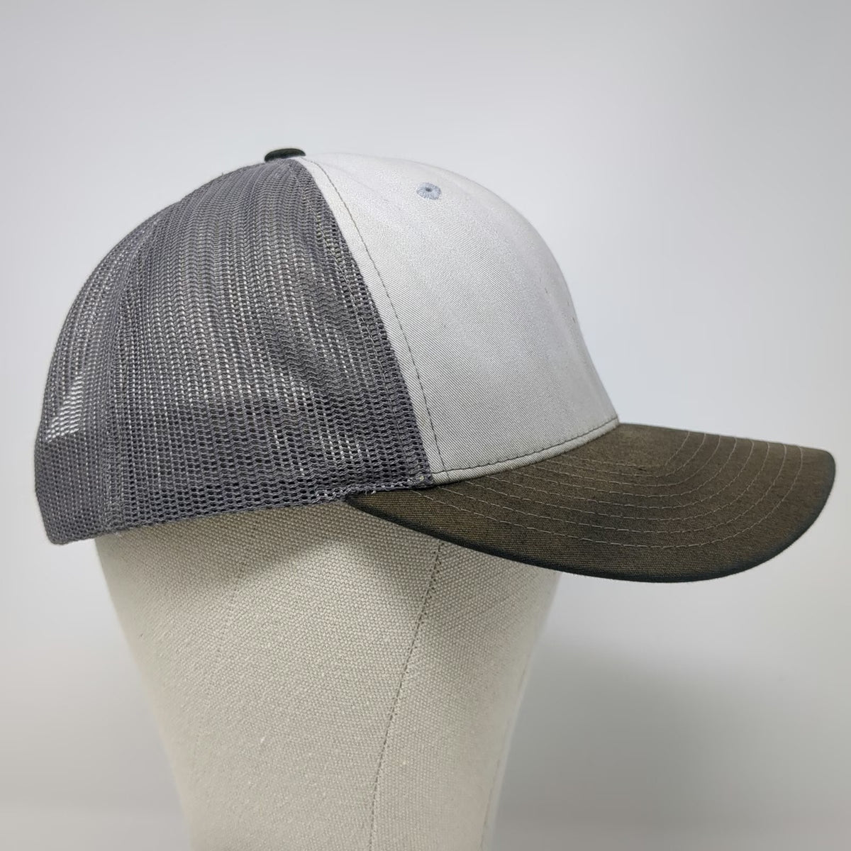 Richardson Trucker Hat Gray One Size Intermountain Specialty Gases Mesh Back