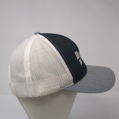 Midwest Block & Brick Snapback Trucker Hat Multi One Size Mesh Back