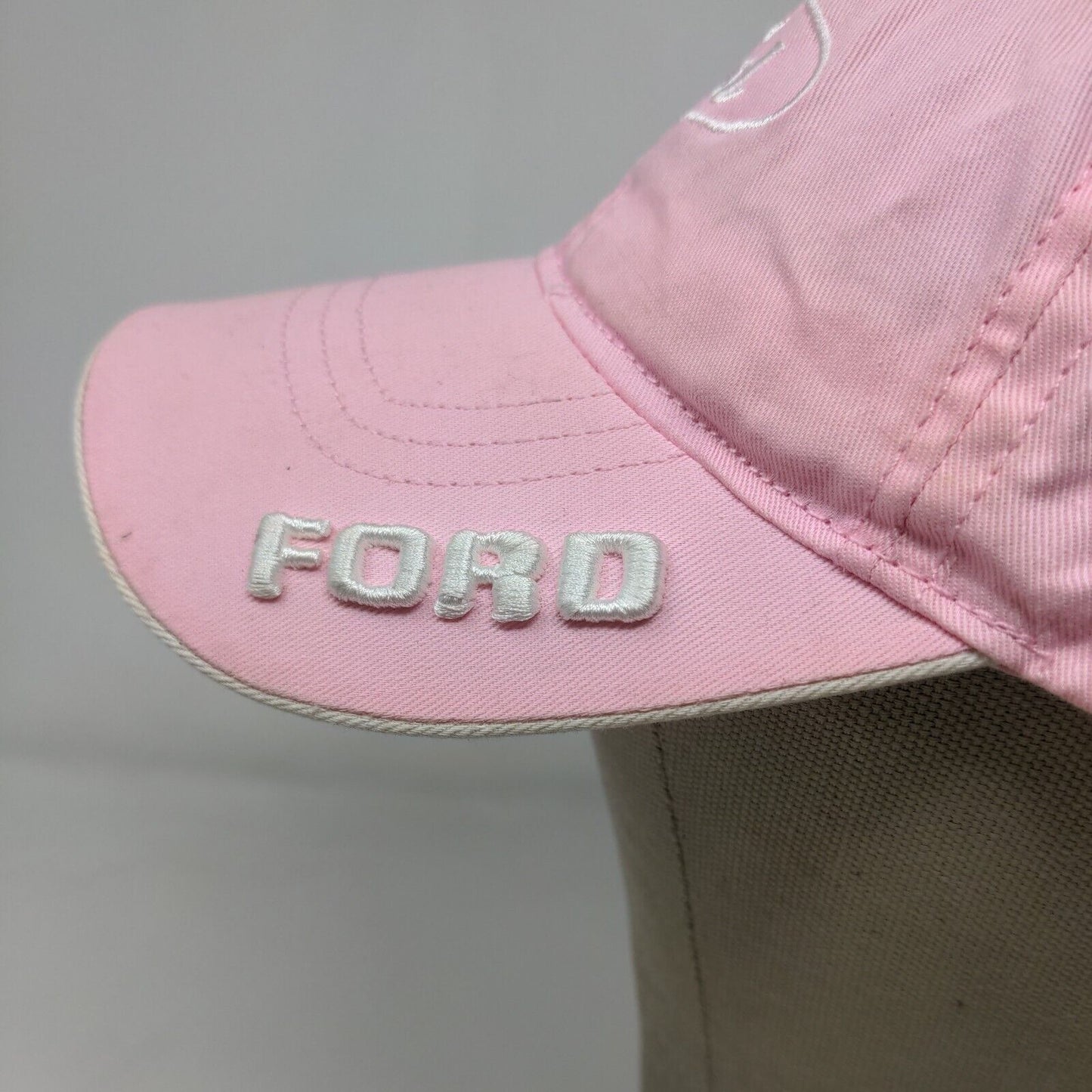 Ford Women's Strapback Hat Pink Size OSFA Embroidered Logo Car