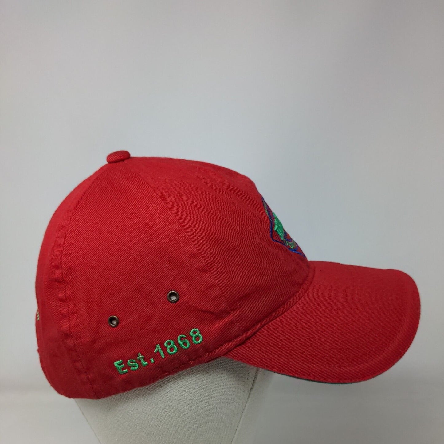 Tabasco Strapback Hat Red OSFM Adjustable Embroidered Vent Holes