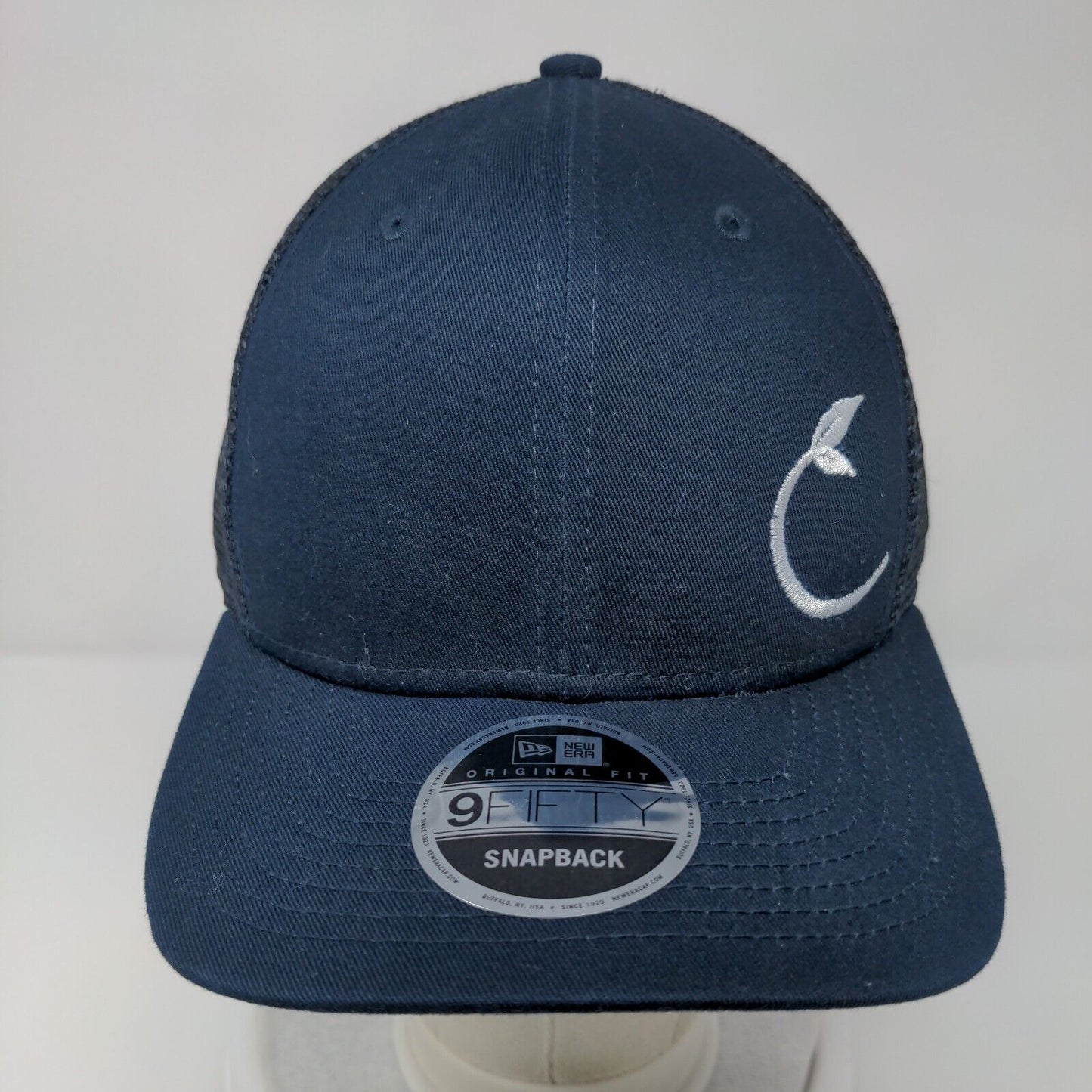 New Era Snapback Trucker Hat Blue OSFM Original Fit 9Fifty Mesh Back 6 Panel