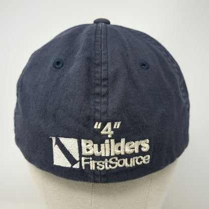 Port Authority Builders FirstSource Ride Hard Motorcycle Hat Blue Baseball Cap M