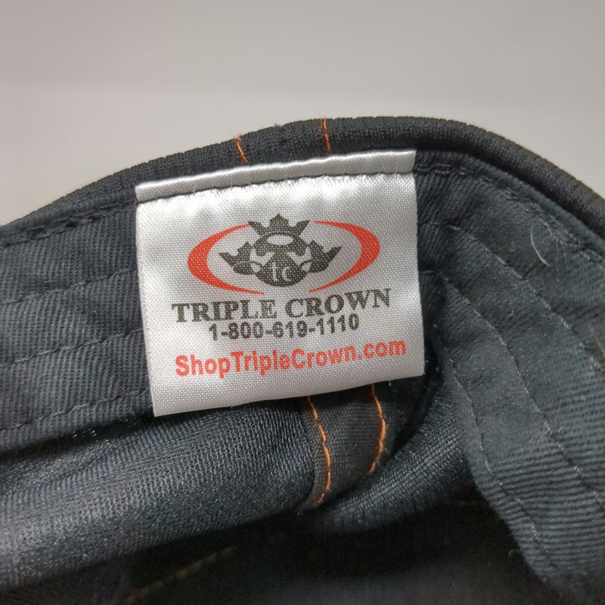 Triple Crown Baseball Cap Black One Size Strapback USA Flag Performance Hat