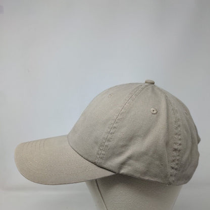 JT Jack Threads Slideback Hat Tan One Size Adjustable Solid Blank