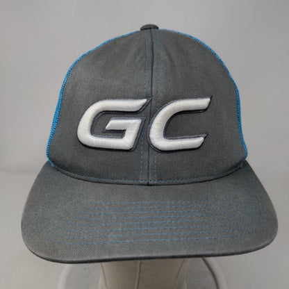 GC Snapback Mesh Back Trucker Hat Multi One Size Embroidered Colorblock