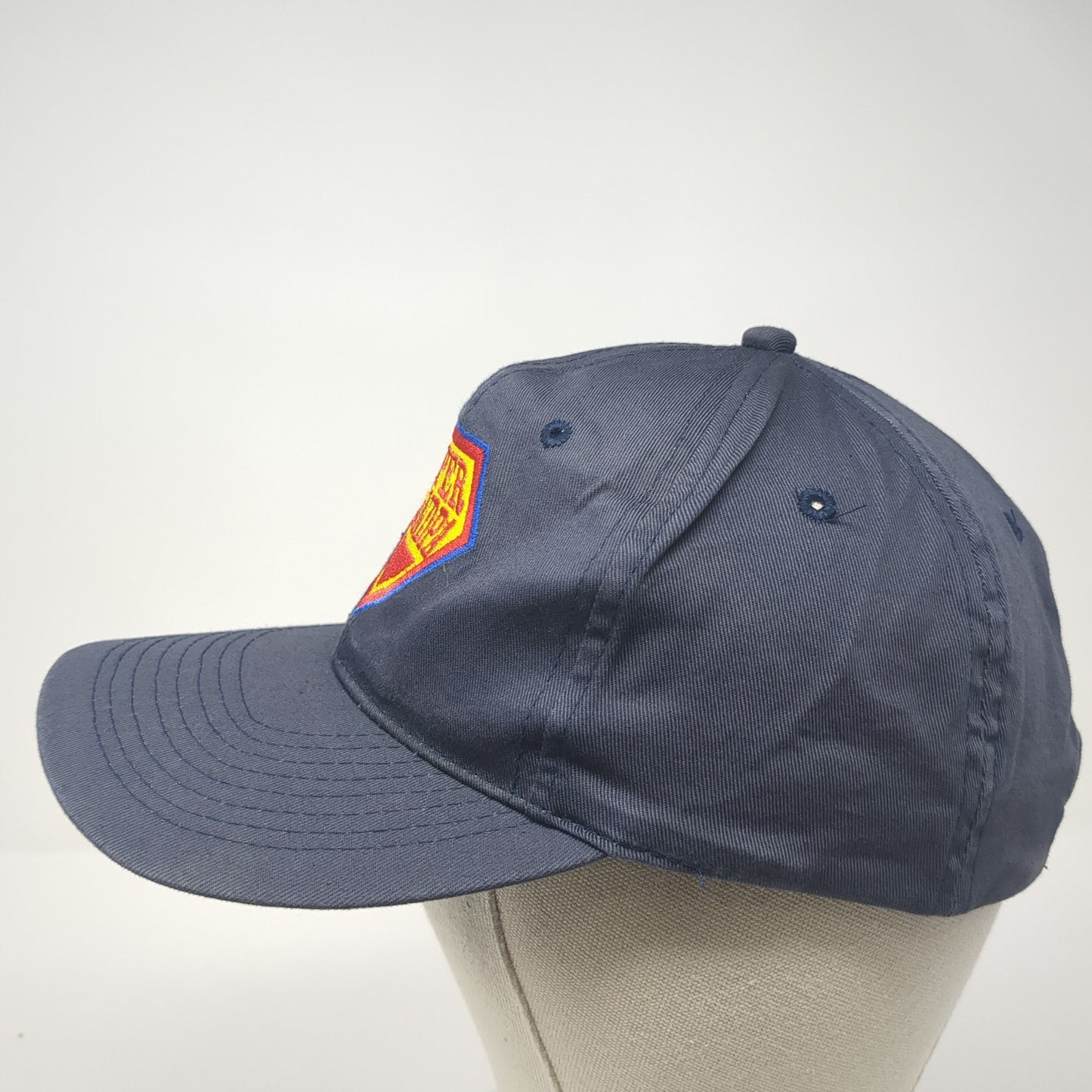 Super Grandpa Snapback Hat Blue One Size Adjustable Embroidered Outdoor