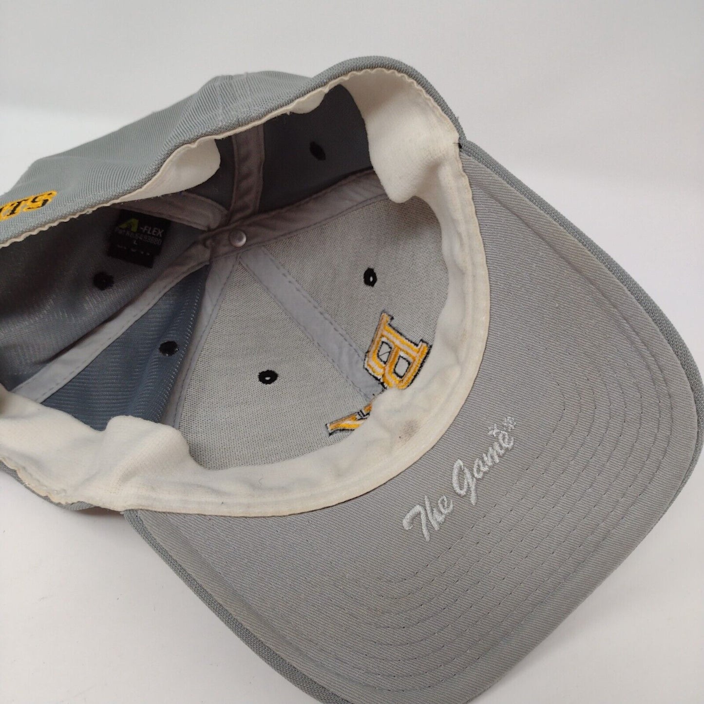 BK Knights Fitted Hat Gray Large Embroidered The Game Pro Gametek